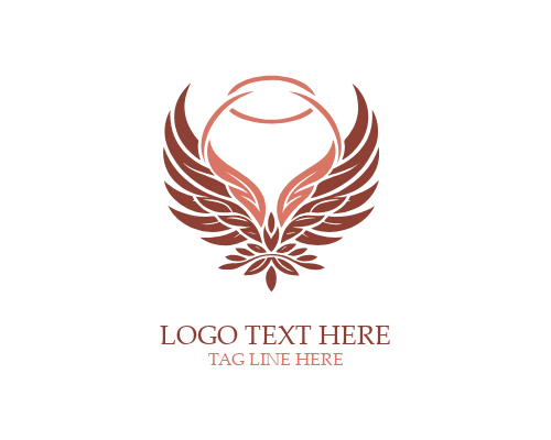  Gentle Spirit Angel Wings Logo