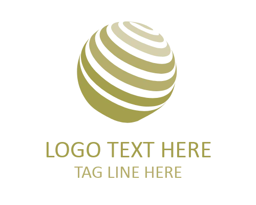 Geometric Abstract Globe Logo for Tech Branding