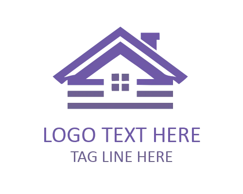 Geometric Abstract Roofing Logo for Architecture and Construction Brands