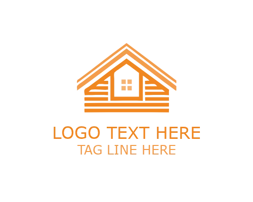 Geometric Abstract Roofing Logo for Modern Construction and Architecture Branding