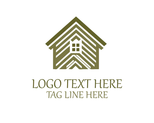 Geometric Abstract Roofing Logo for Modern Contractor Branding