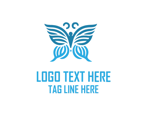 Geometric Butterfly Logo