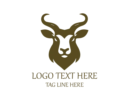 Geometric Deer Logo