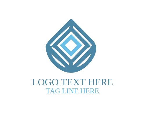 Geometric Diamond Shape Logo