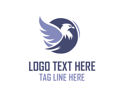 Geometric Eagle Design Logo