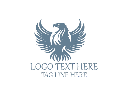 Geometric Eagle Logo for Modern and Corporate Branding