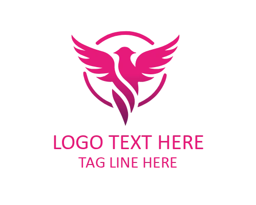 Geometric Elegant Bird Logo