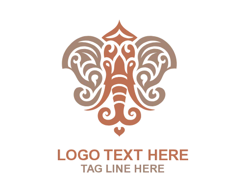 Geometric Elephant Logo