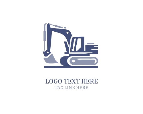 Geometric Excavator Logo