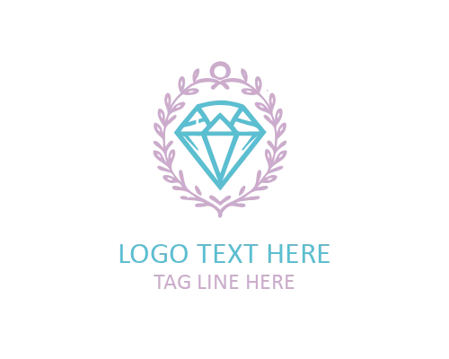 Geometric Flat Diamond Logo for Modern Branding and Creative Identity