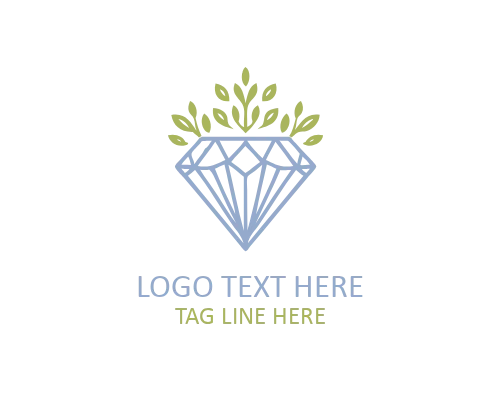 Geometric Floral Diamond Logo for Creative and Modern Branding