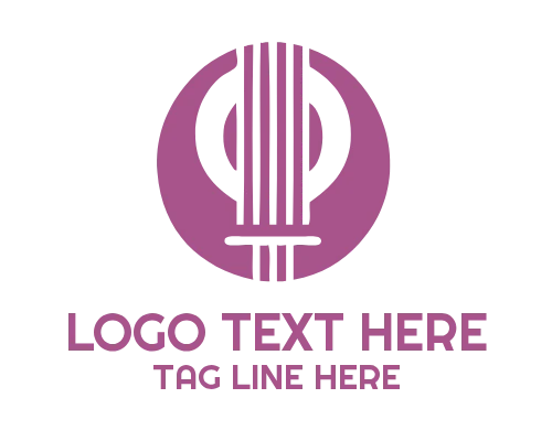 Geometric Guitar Logo