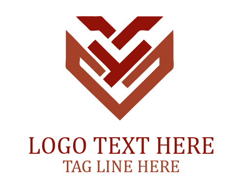 Geometric Heart Logo