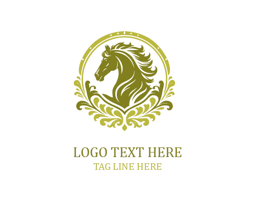 Geometric Horse Logo