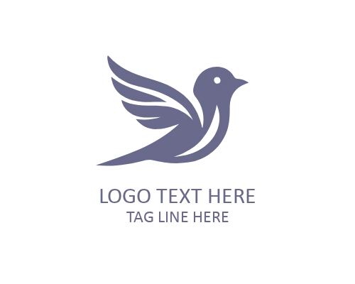 Geometric Love Bird Flat Logo for Creative, Modern, and Lifestyle Brands