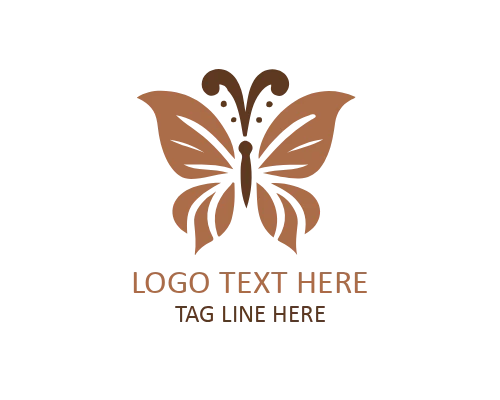 Geometric Modern Butterfly Logo