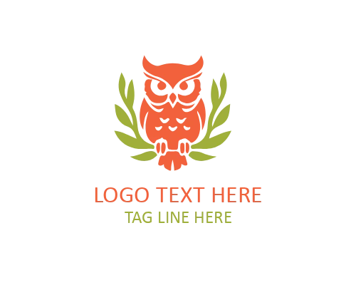Geometric Owl Logo