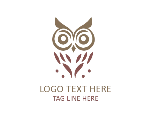 Geometric Owl Logo for Tech and Creative Brands