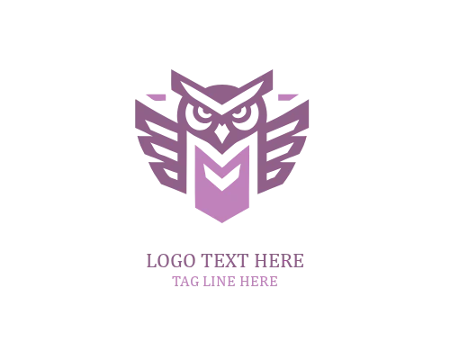 Geometric Owl Logo