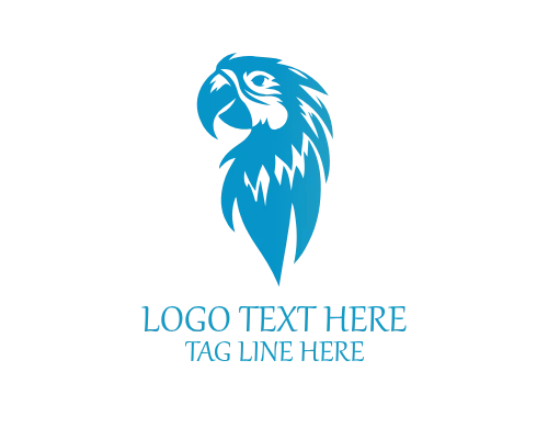Geometric Parrot Logo for Creative, Tech, and Modern Brands