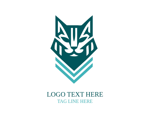 Geometric Pet Face Logo