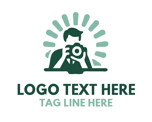 Geometric Photographer Logo