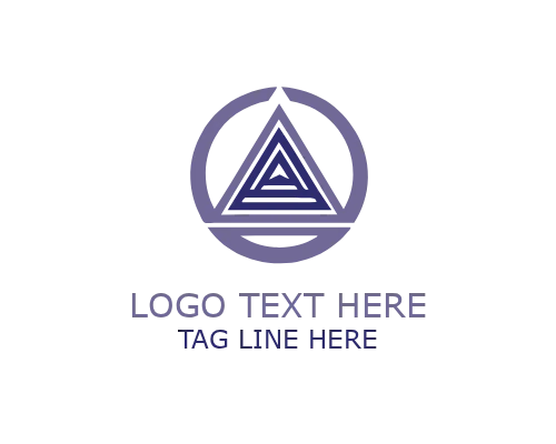 Geometric Pyramid Emblem