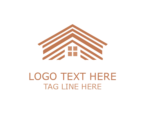 Geometric Roof Mark Logo