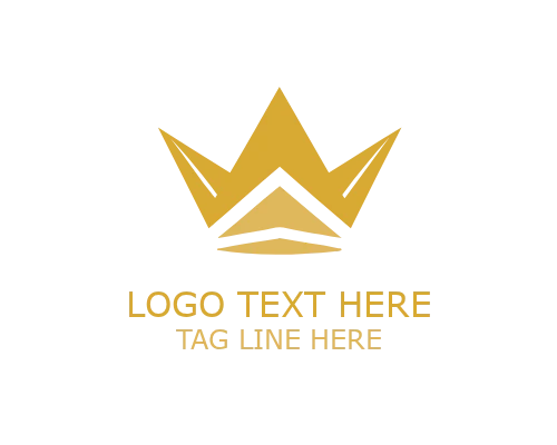 Geometric Royal Crown Logo