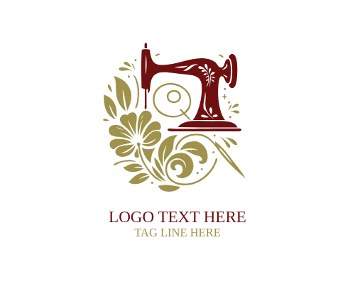 Geometric Sewing Logo