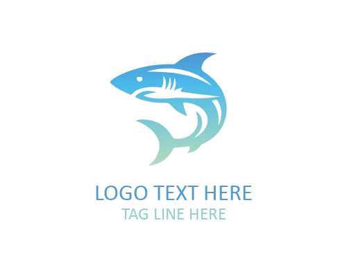 Geometric Shark Logo