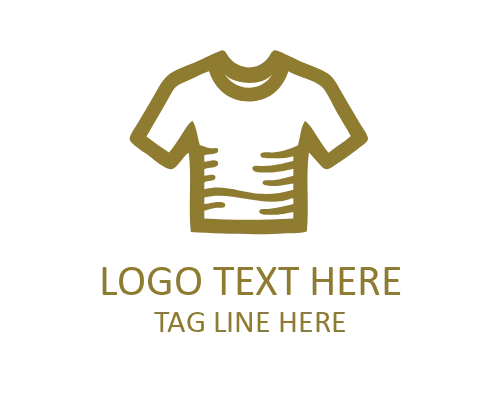 Geometric shirt T Logo for Modern Startup Branding