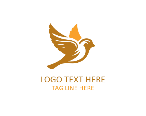 Geometric Sparrow Logo Icon
