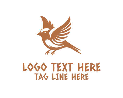 Geometric Sparrow Logo