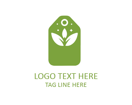 Geometric Tag Logo for Modern Brand Identity