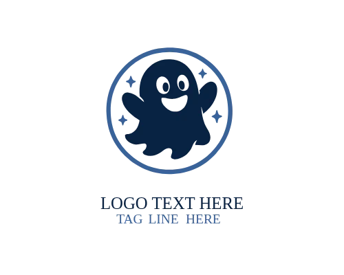 Ghost Dark Horror Logo