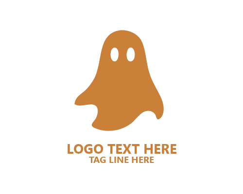 Ghost Friendly Mascot Logo