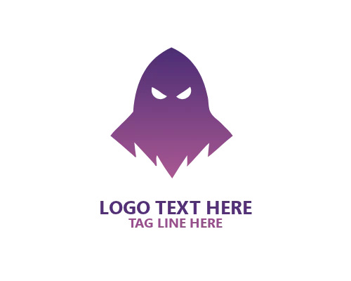  Ghost Fun Character Logo