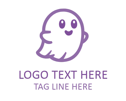 Ghost Mask Emblem Logo
