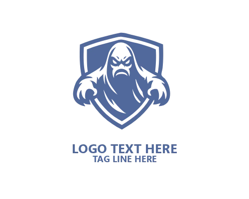 Ghost Modern Mascot Logo