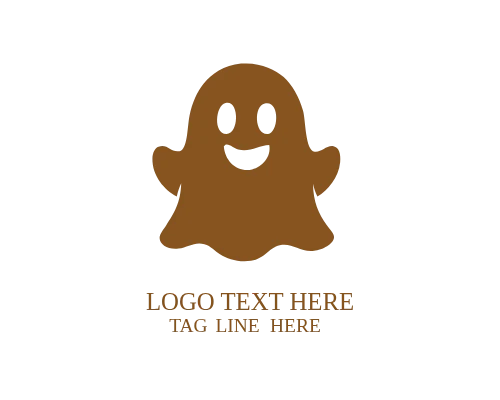Ghost Playful Mascot Logo