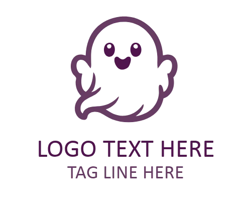 Ghost Scream Mascot Logo