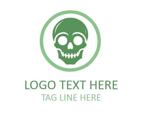 Ghost Skull Dark Logo