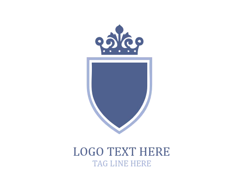 Gilded Royal Shield Logo