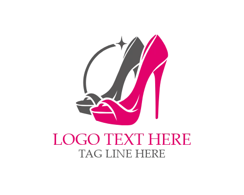 Glam Style Stiletto Heels Logo
