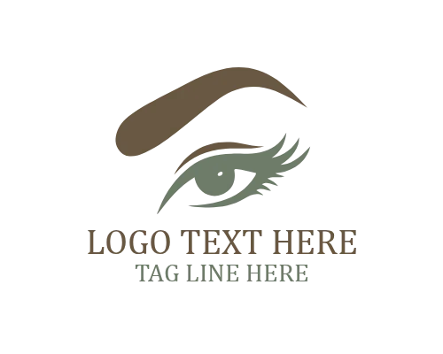 Glamorous Eyebrow Beauty Logo