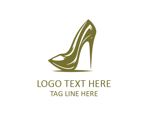Glamour Heel Brand Mark for Beauty and Night Fashion