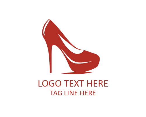 Glamour Heel Logo for Beauty and Fashion Brands