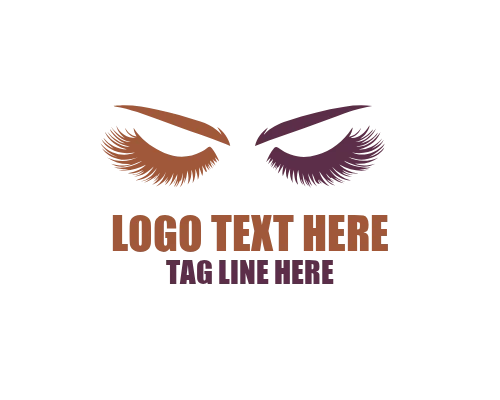 Glamour Makeup Eyelashes Logo
