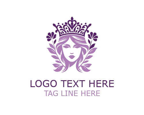Glory Queen Crown Logo for Prestige and Luxury Branding